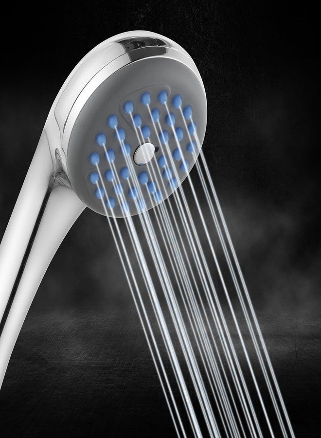Ruhe Vaccum ABS Multi Flow Hand Shower Only | Hand Shower for Bathroom, Handheld Shower for Bathroom, Chrome Finish - Image 5
